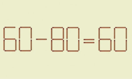 Математический пример из спичек