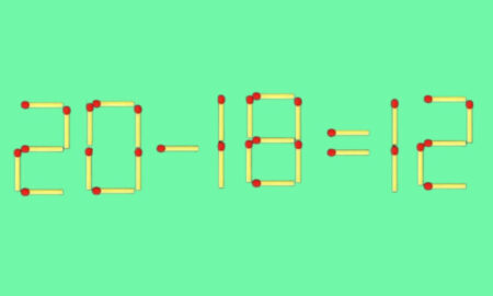 Математический пример из спичек
