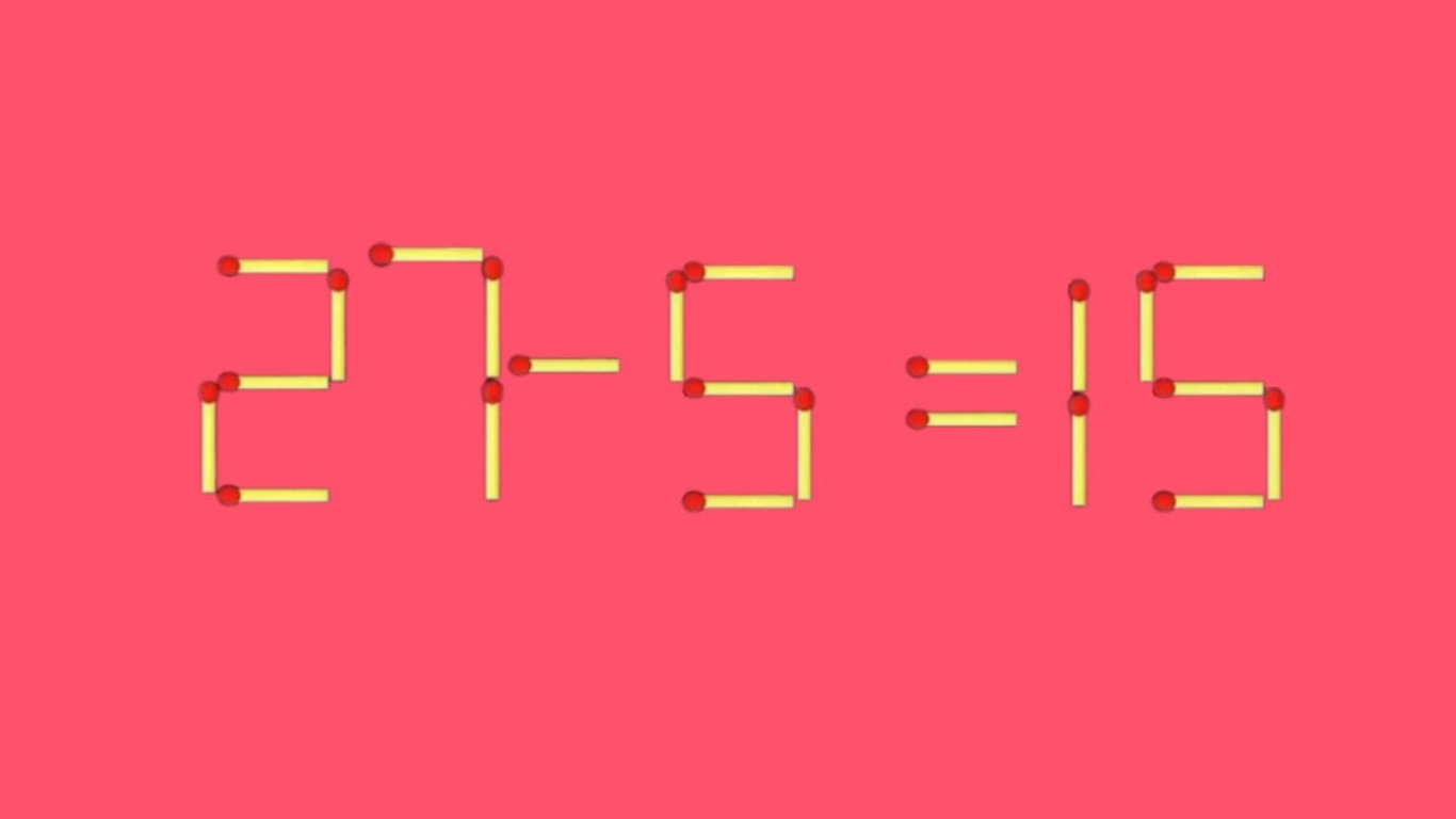 Математическая задача из спичек