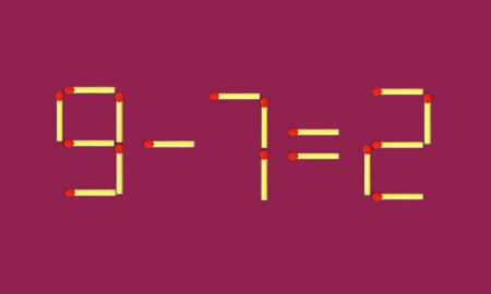 Математический пример из спичек