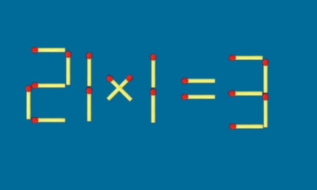 Пример из спичек