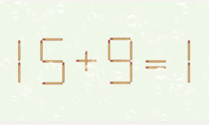 Пример из спичек