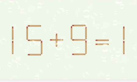 Пример из спичек