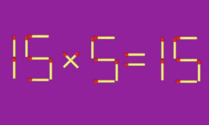 Математический пример из спичек