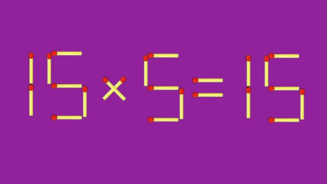 Математический пример из спичек