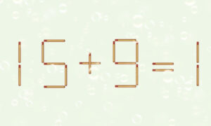 Математический пример из спичек