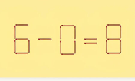 Математический пример из спичек