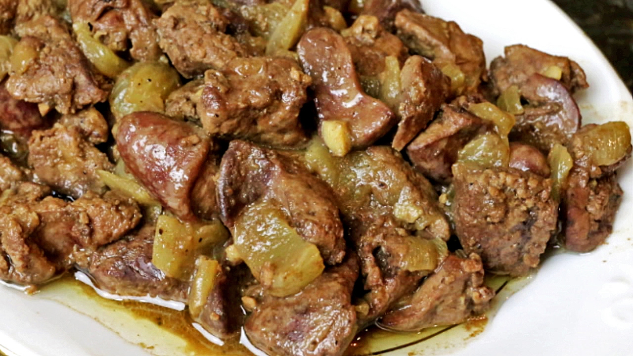 Жареная печёнка