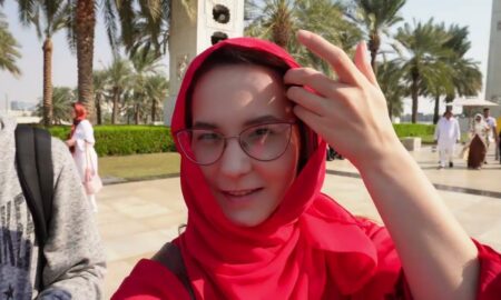 Девушка в Абу-Даби