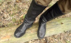 Сапоги из кирзы