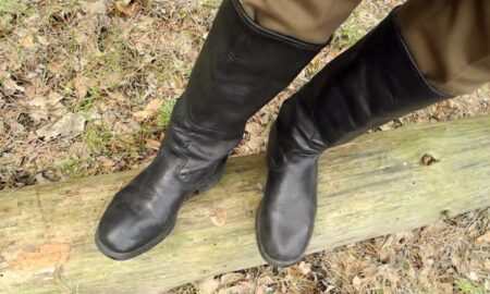 Сапоги из кирзы