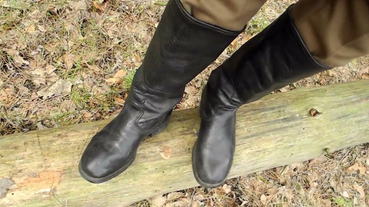 Сапоги из кирзы