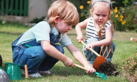 Дети в саду