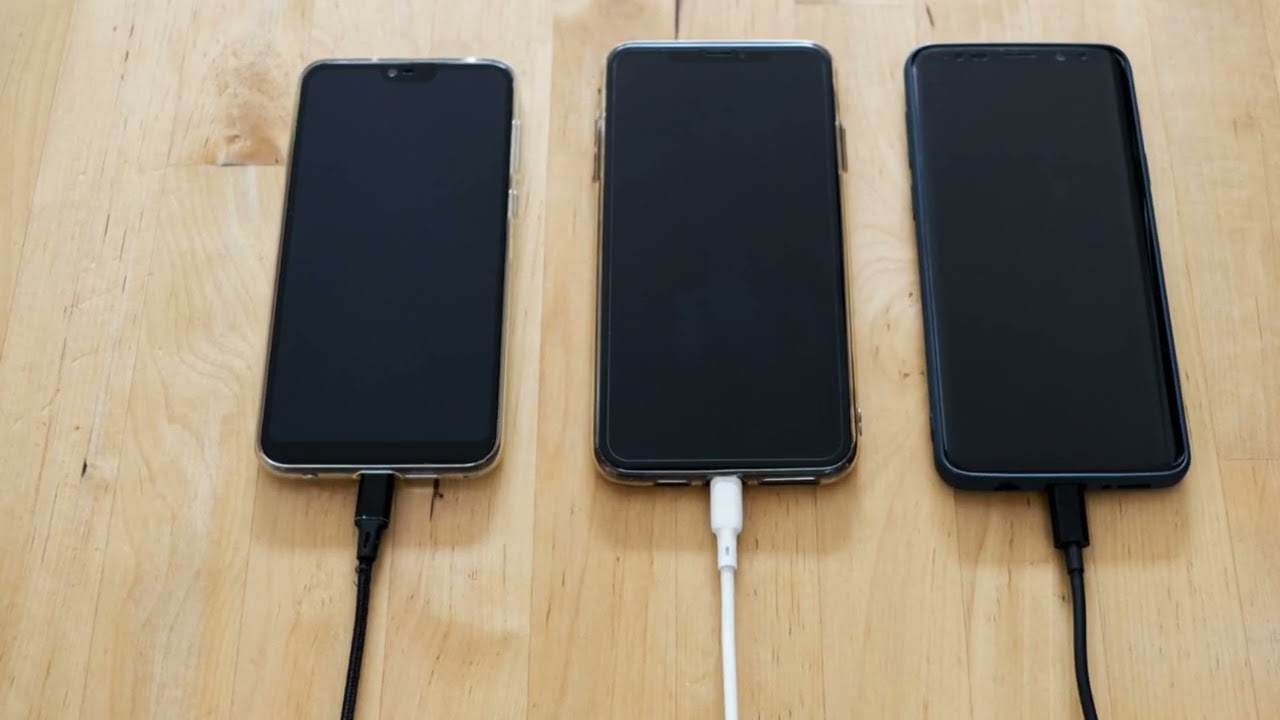 Телефоны на зарядке