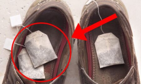 чайные пакетики в обуви
