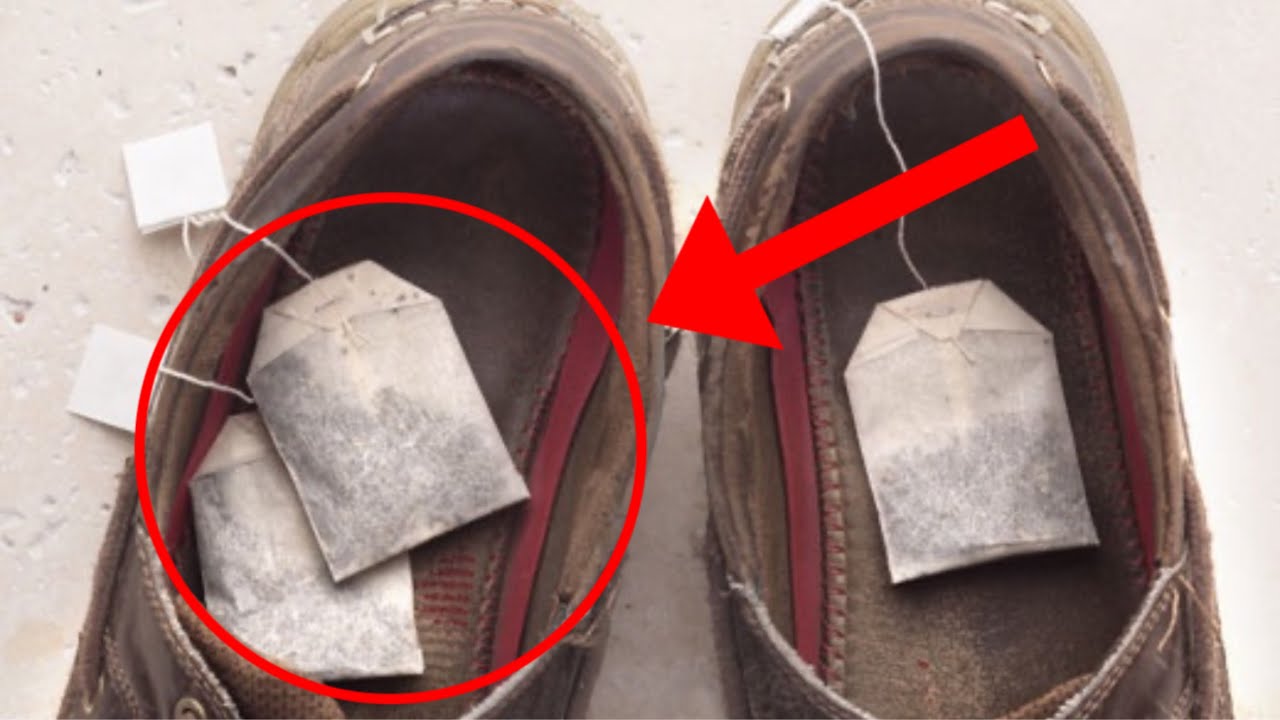 чайные пакетики в обуви