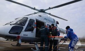 Эвакуация вертолетом МЧС