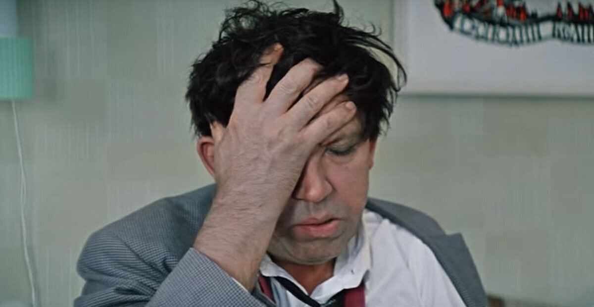 Юрий Никулин с похмелья