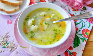 Советский овсяный суп