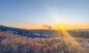 Красивый рассвет