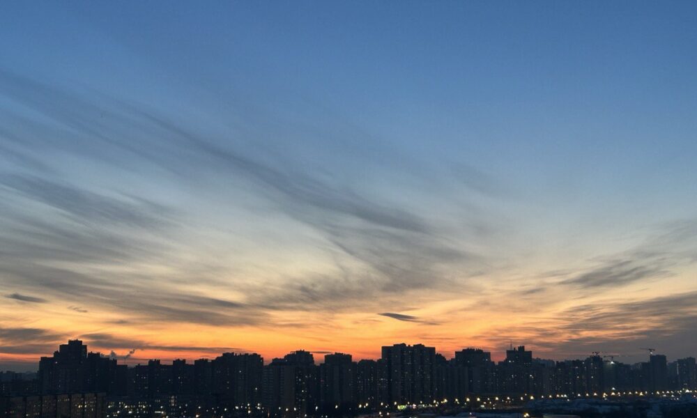 Красивый закат