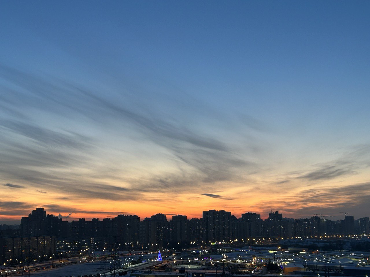 Красивый закат