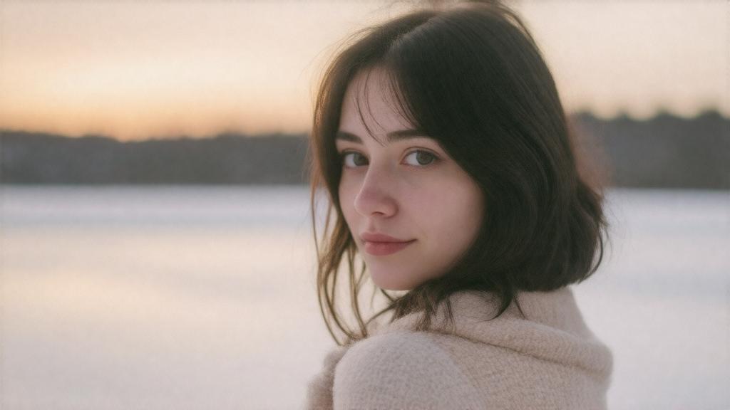 Девушка в пальто