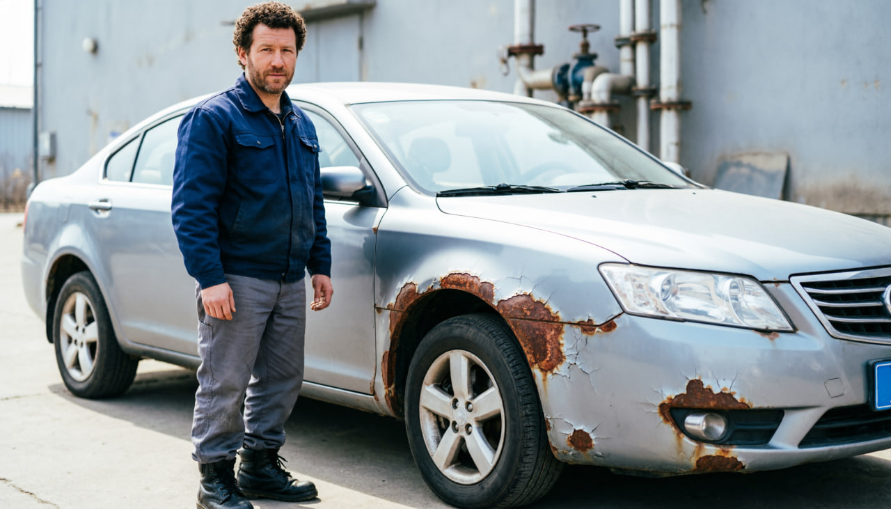 Автомобиль покрылся ржавчиной