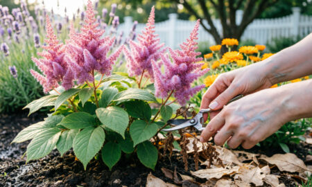 Садовник ухаживаем за Астильбой