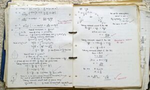 Математические формулы в тетради