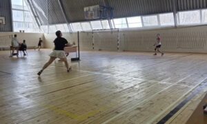 Соревнования по бадминтону