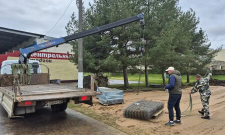 Строительство площадки ГТО