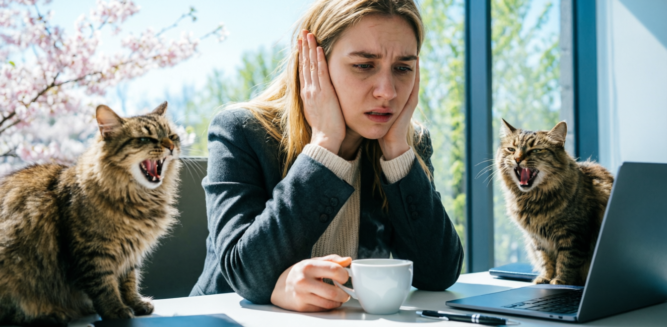 У котов весеннее обострение