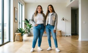 Две подруги в одинаковой одежде