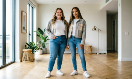 Две подруги в одинаковой одежде