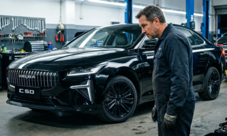 Новый седан от «Волги» в автосервисе