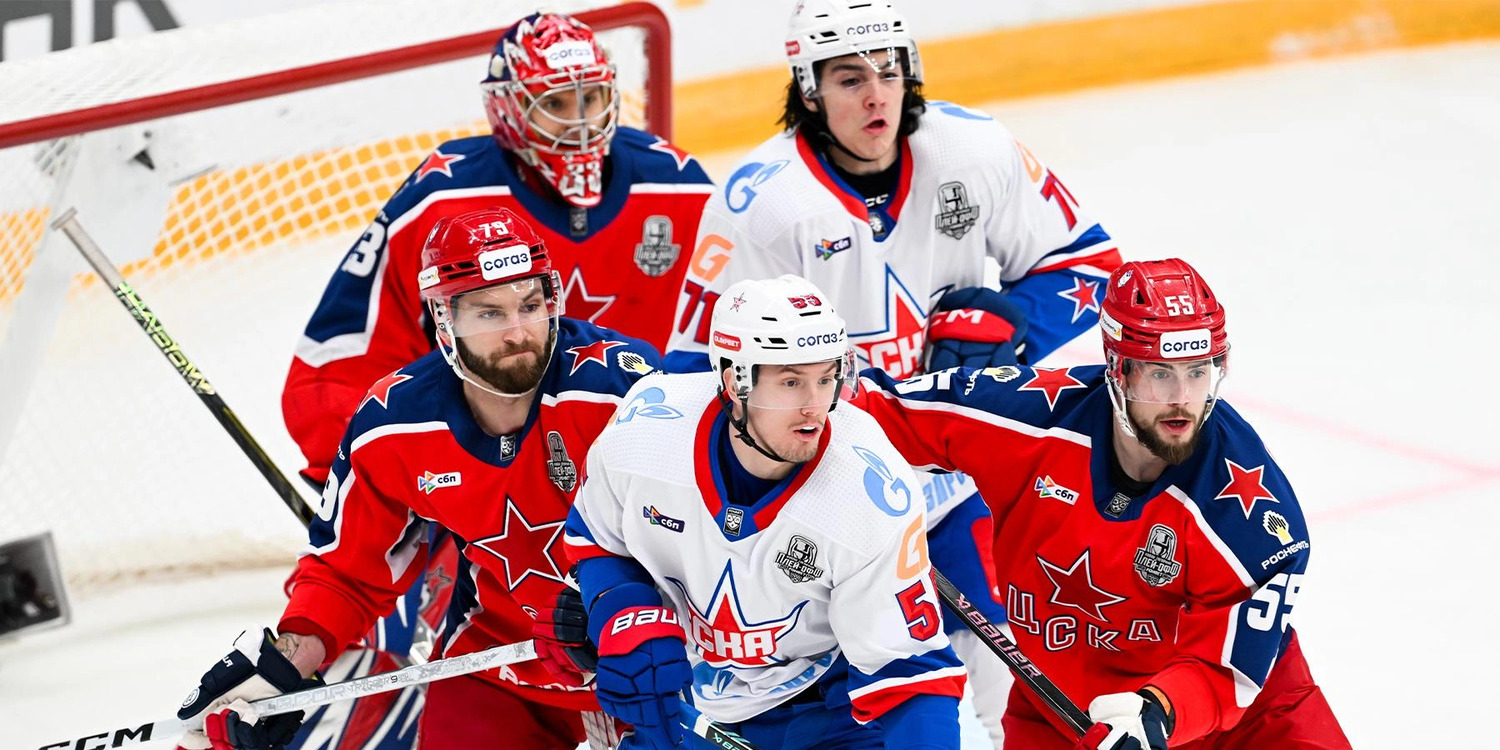 Хоккеисты СКА и ЦСКА