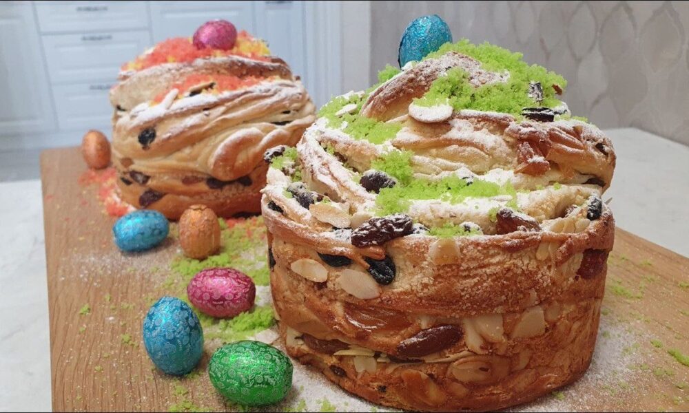 куличи в форме спиралей