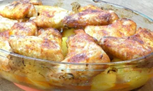 Крылышки с картошкой