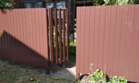 Забор из профлиста