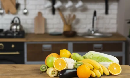 продукты на столе