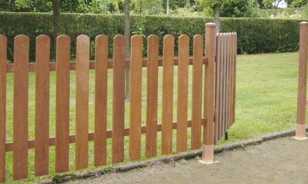 Деревянный забор