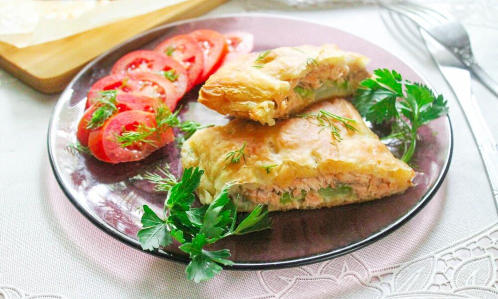 Рыба в слоеном тесте