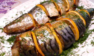 Скумбрия в духовке