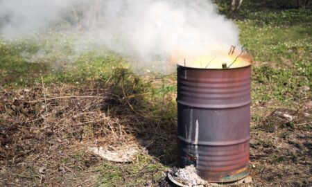 Металлическая бочка