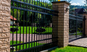 металлический забор