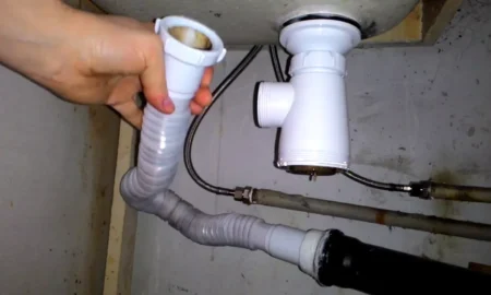 Слив с сифона