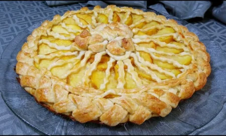 персиковый пирог