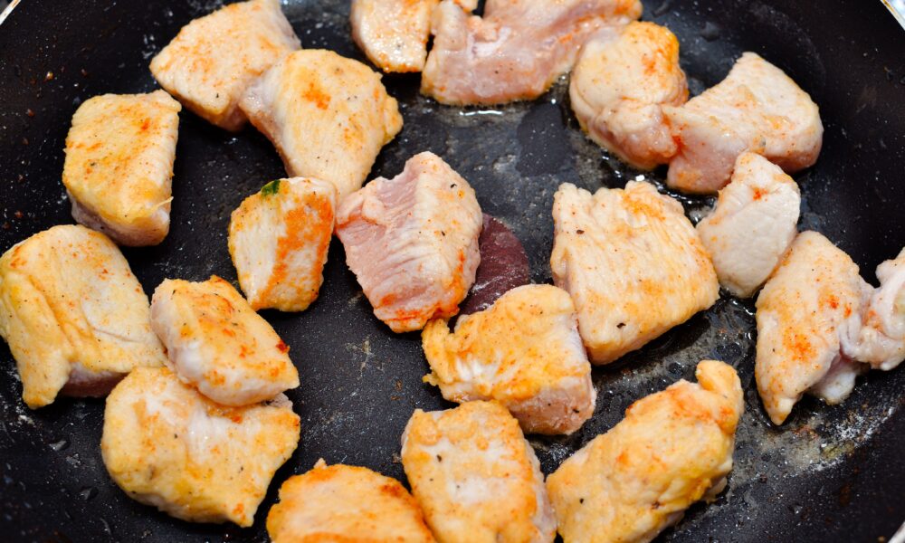 Жареное куриное филе