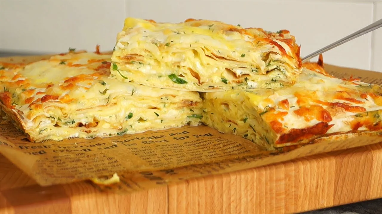 пирог из лаваша